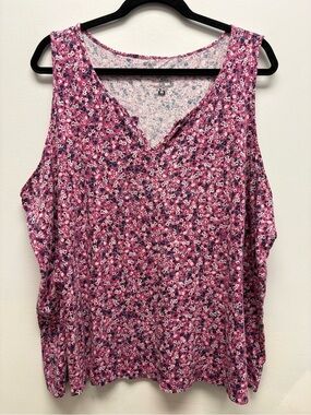 4 for $25 🌸 Penningtons Floral Tank Top (Size 3X) 🌸